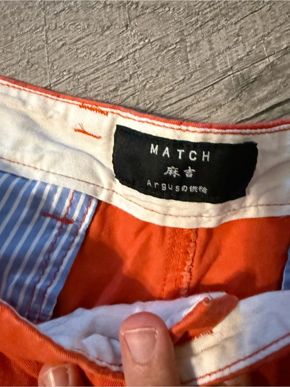 Match Bright Orange Men's Chino Pants
